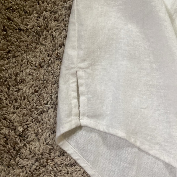 Womens Linen Universal Thread Top size large White - Picture 6 of 7